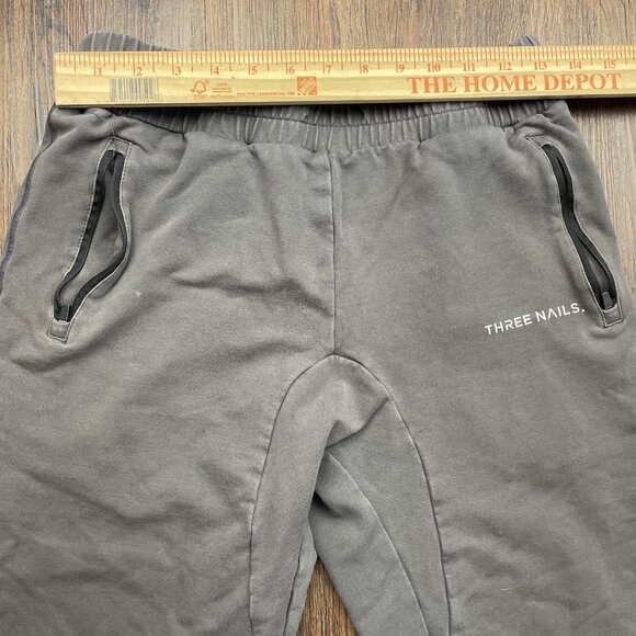 Three Nails Women's Soft Embroidered Logo Essential Joggers BL1 Gray Medium - Picture 7 of 11